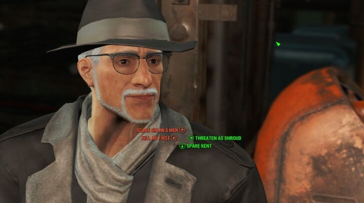 Fallout 4 - Threaten as Shroud