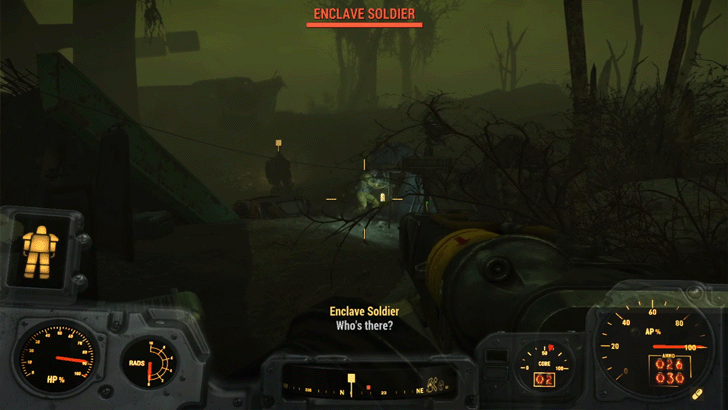 Fallout 4 - Enclave Soldiers at the Field Camp