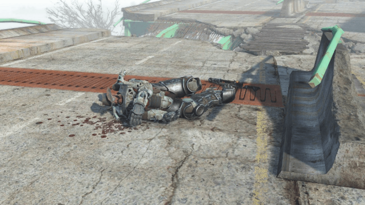 Fallout - Power Armor (Quincy Ruins Elevated Highway) Location