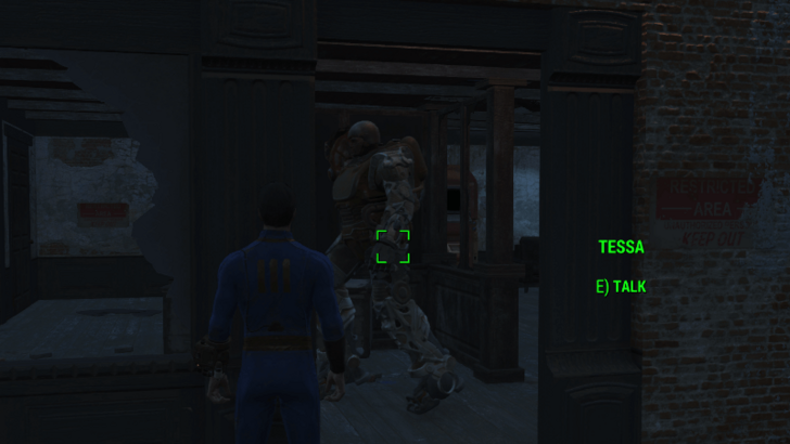 Fallout - Power Armor (Qunicy Police Station) Location