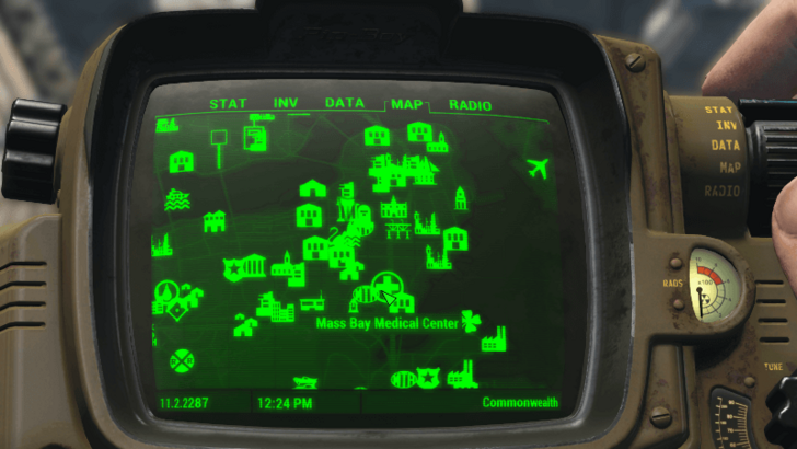 Fallout - Power Armor (Mass Bay Medical Center) Location