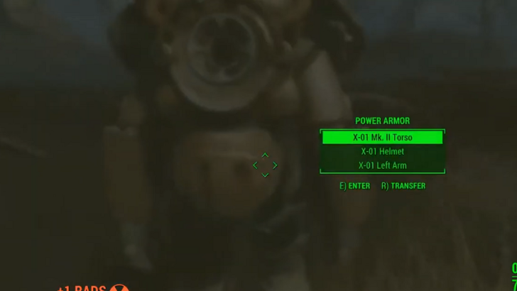 Fallout - X-01 Power Armor (Neponset Park) Location