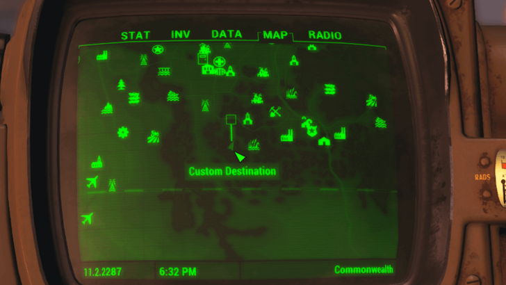 Fallout - X-01 Power Armor (West of Murkwater Construction Site) Location