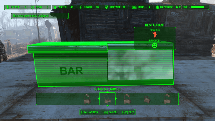 Fallout 4 - How to Assign Workers 3