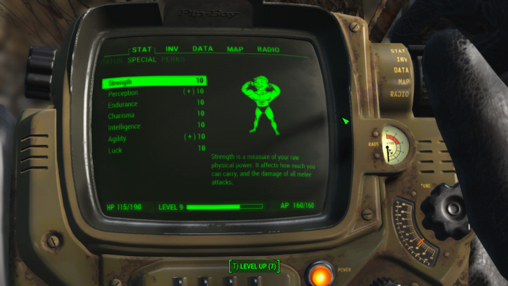 Fallout 4 - All Attributes Max