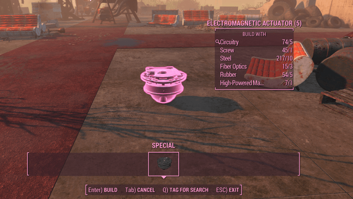 Fallout 4 - Electro Magnetic Actuator