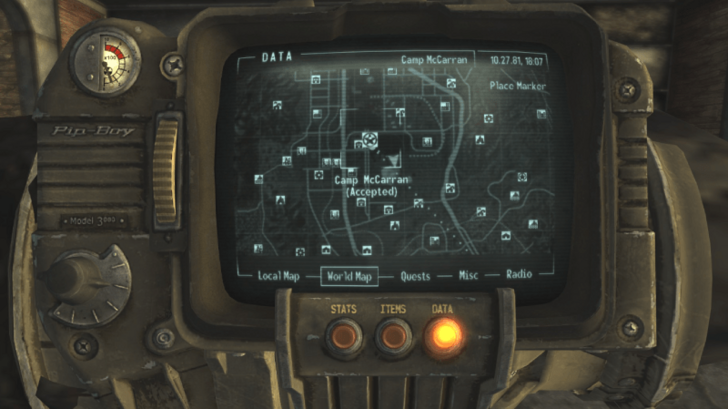 Camp McCarran 1 Map - I Could Make You Care