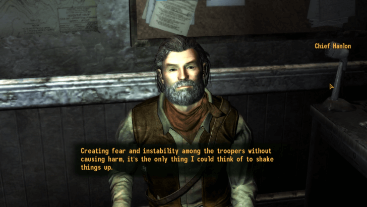 Fallout New Vegas - Talk to Chief Hanlon