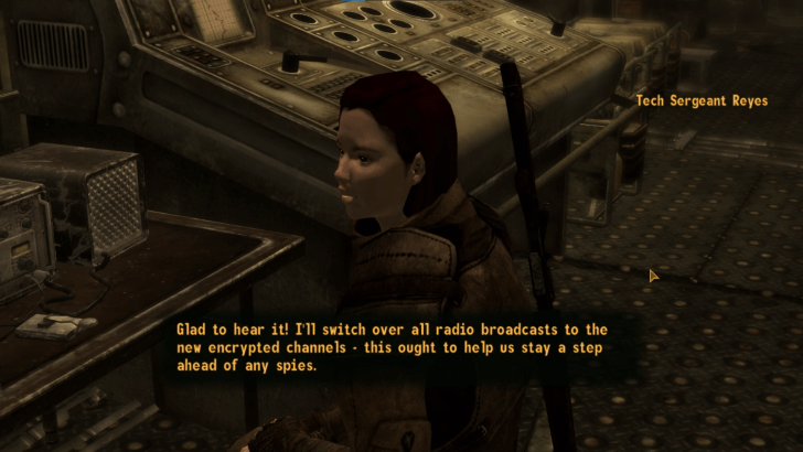 Fallout New Vegas - Talk to Sgt. Reyes 1
