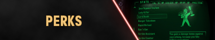 Fallout New Vegas - Perks