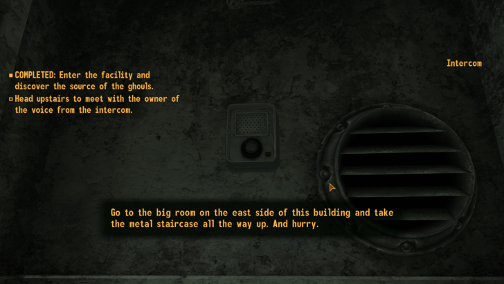 Fallout New Vegas Intercom