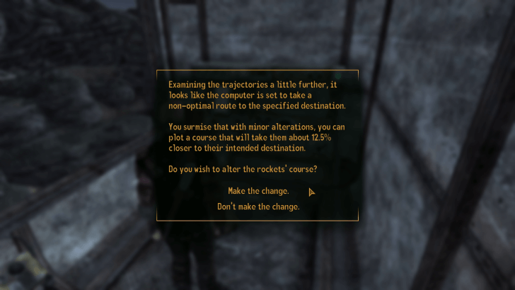 Fallout New Vegas Change Navigation Data