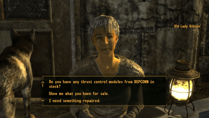 Fallout New Vegas Old Lady Gibson
