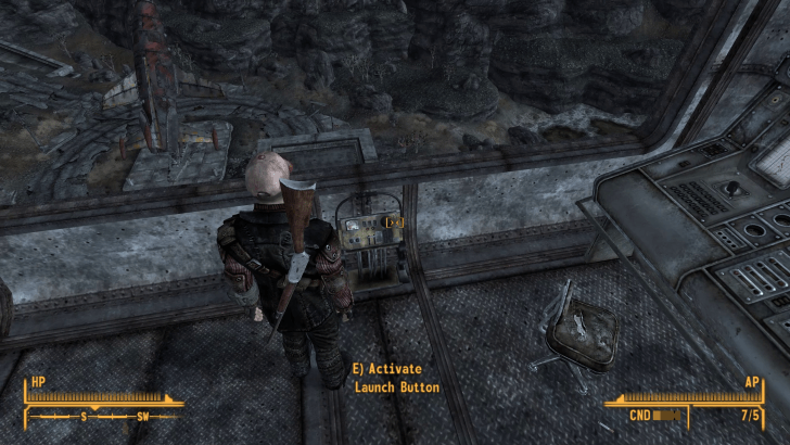 Fallout New Vegas Launch Button