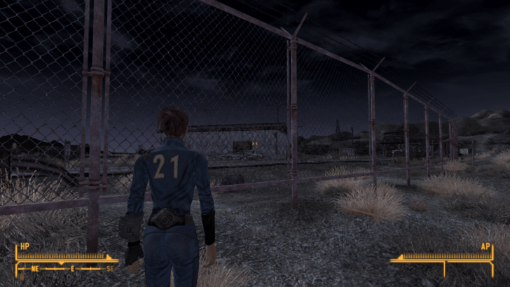 Fallout New Vegas - Nellis Air Base Fence