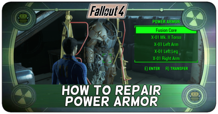Fallout 4 - How to Repair Power Armor