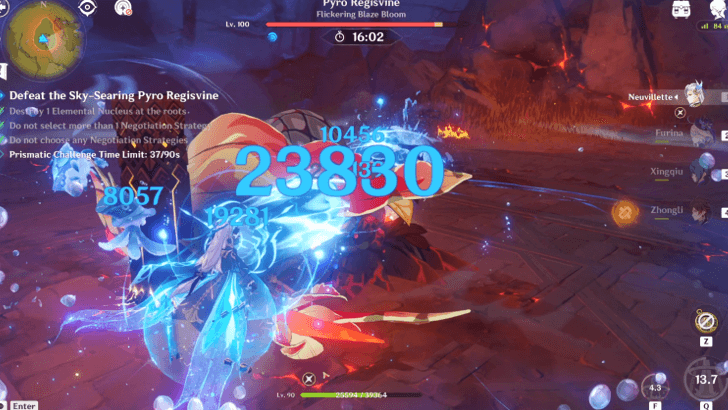 Genshin - Sky-Searing Regisvine Hydro Focus