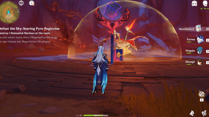 Genshin - Sky-Searing Regisvine Stage Layout