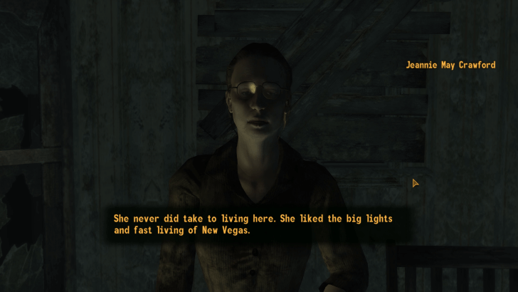 Fallout New Vegas Jeannie May Crawford