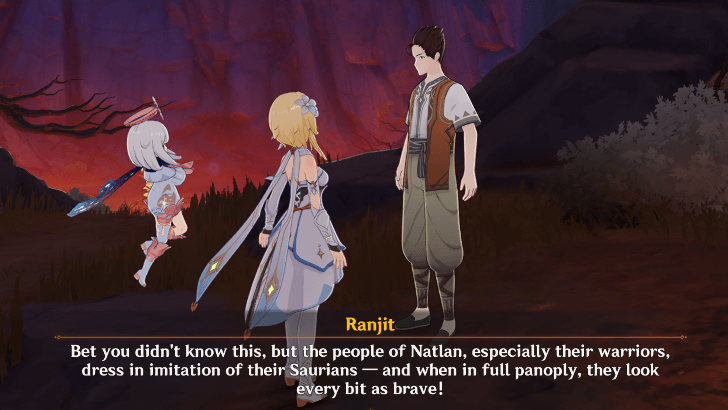 Genshin - Ranjit about Saurians