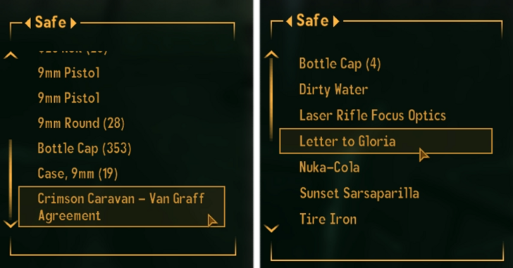 Fallout New Vegas - Prove the Crimson Caravan Company and Silver Rush Guilty