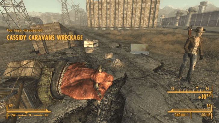 Fallout New Vegas - Pay Respects to Cassidy Caravans