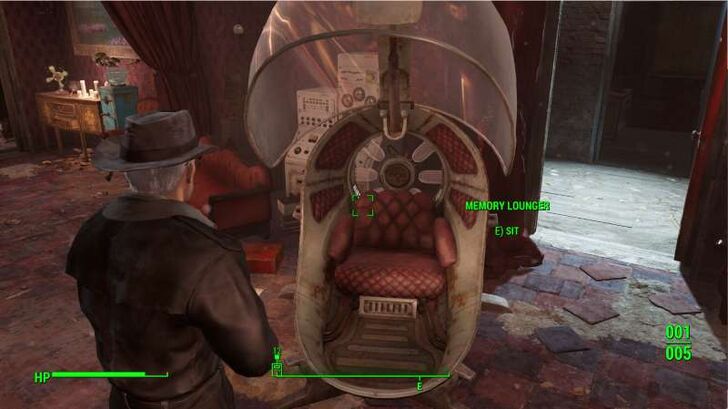 Fallout 4 - Sit in Memory Lounger