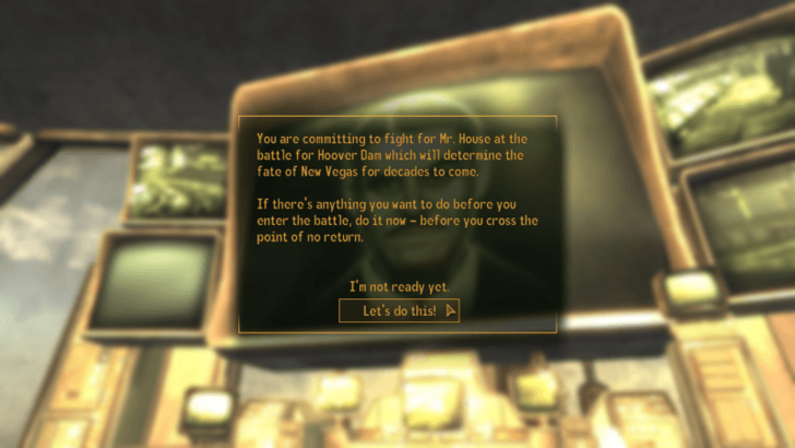 Agree to go to the Dam