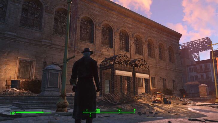 Fallout 4 - Boston Public Library Overworld