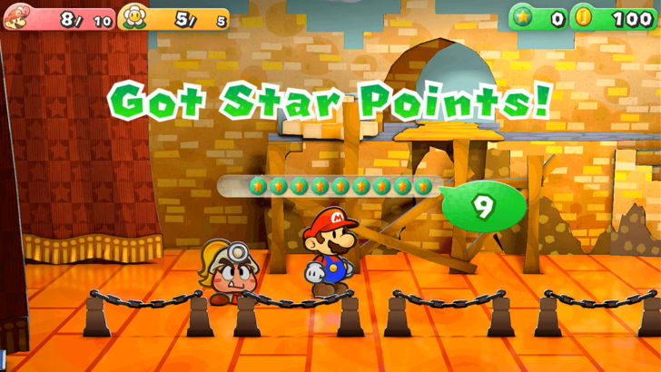 Paper Mario TTYD Switch Remake - Star Points Given Depends on Enemy Level