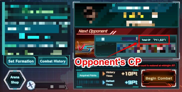 Enemy PvP CP - Gundam UC Engage