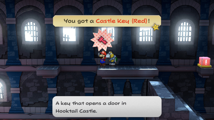 Paper Mario TTYD Switch Remake - Hooktail Castle Key Red