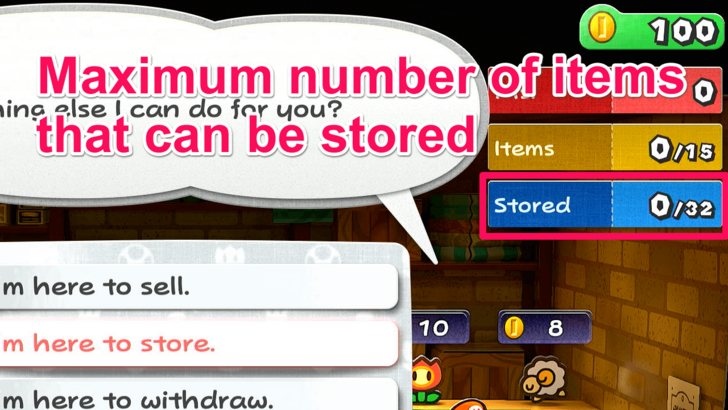 Paper Mario TTYD Switch Remake - Maximum Number of Items that can be Stored.png