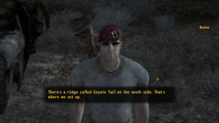 Fallout New Vegas Coyote Tail Prompt