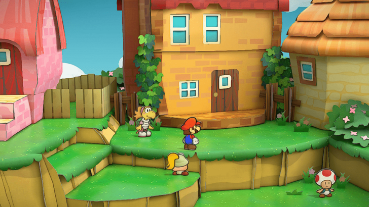 Paper Mario TTYD Switch Remake - Outside Koops House