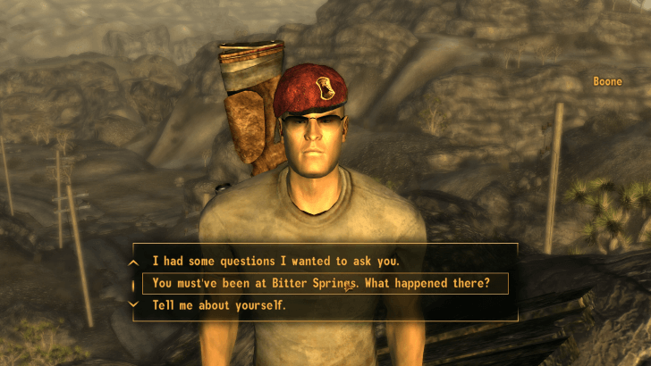 Fallout New Vegas Bitter Springs Question
