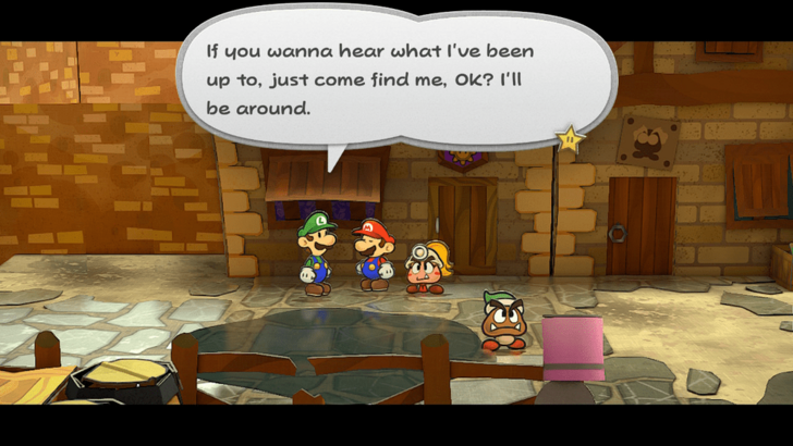 Paper Mario TTYD Switch Remake - Luigi in Rogueport