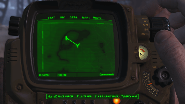 Fallout 4 - View Supply Lines