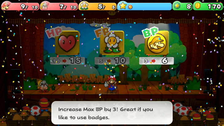 Paper Mario TTYD Switch Remake - Choose Badge Points