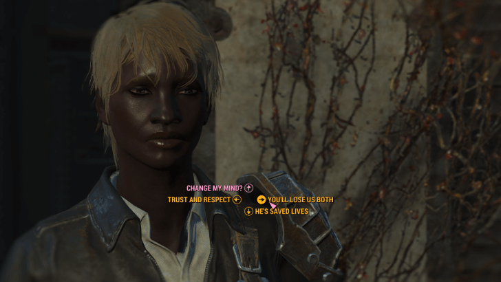 Fallout 4 - Convincing Elder Maxson to Spare Paladin Danse