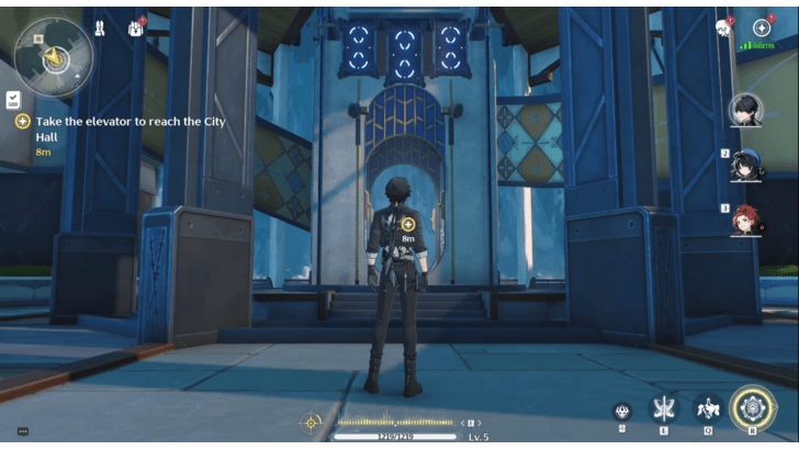 Wuthering Waves - Go to City Hall With Elevator