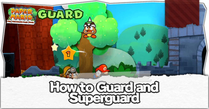 Paper Mario TTYD Switch Remake -How to Guard and Superguard Banner.png