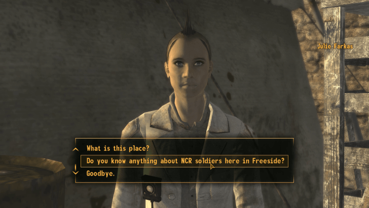 Fallout New Vegas Julie Farkas