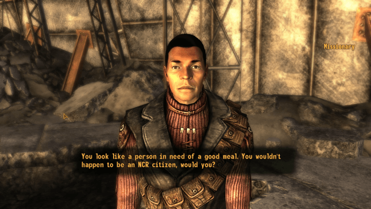 Fallout New Vegas Missionary