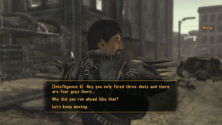 Fallout New Vegas Intelligence option