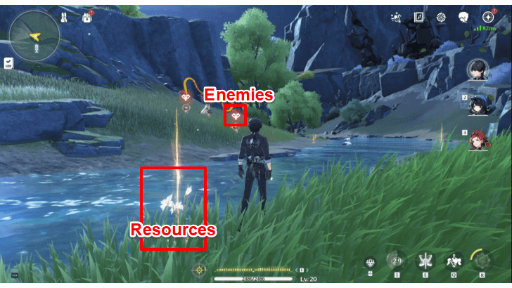 Wuthering Waves - Sensor Reveals Items in the Open World