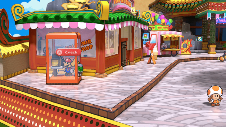 Paper Mario TTYD Switch Remake - Glitzville Telephone Booth