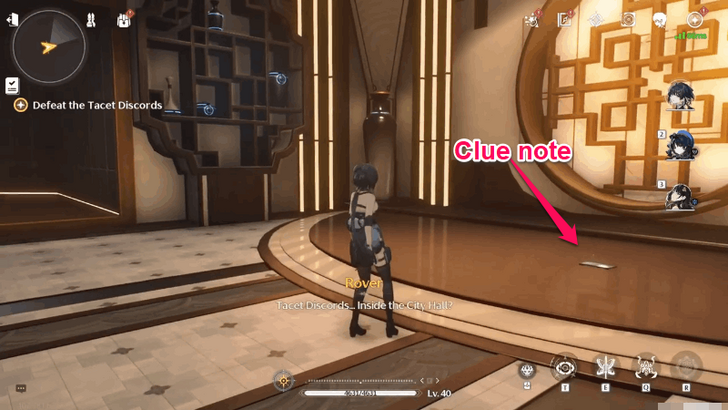 Wuthering Waves - Defeat the Tacet Discords and Check the Clue on the Floor