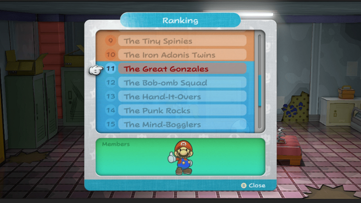 Paper Mario TTYD - Mario at Rank 11