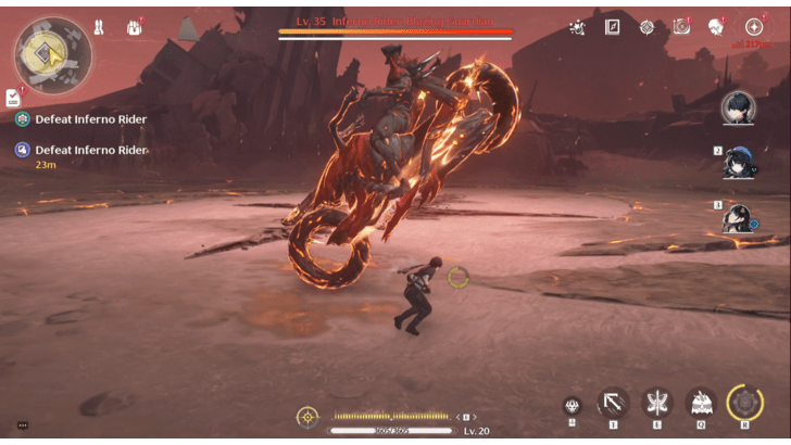 Wuthering Waves - Defeat Inferno Rider